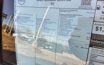 2026 Nissan Sentra SV