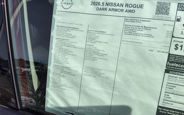 2026 Nissan Rogue Dark Armor™