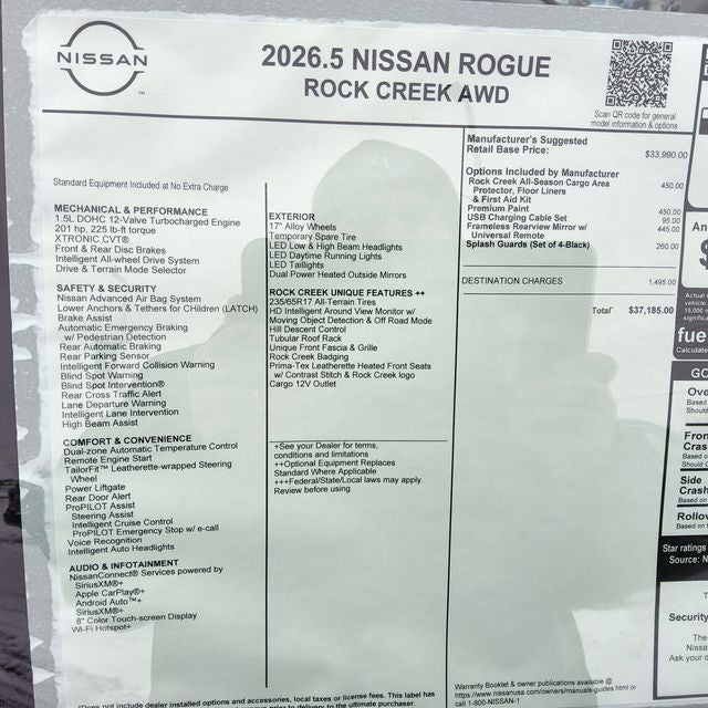 2026 Nissan Rogue Rock Creek®