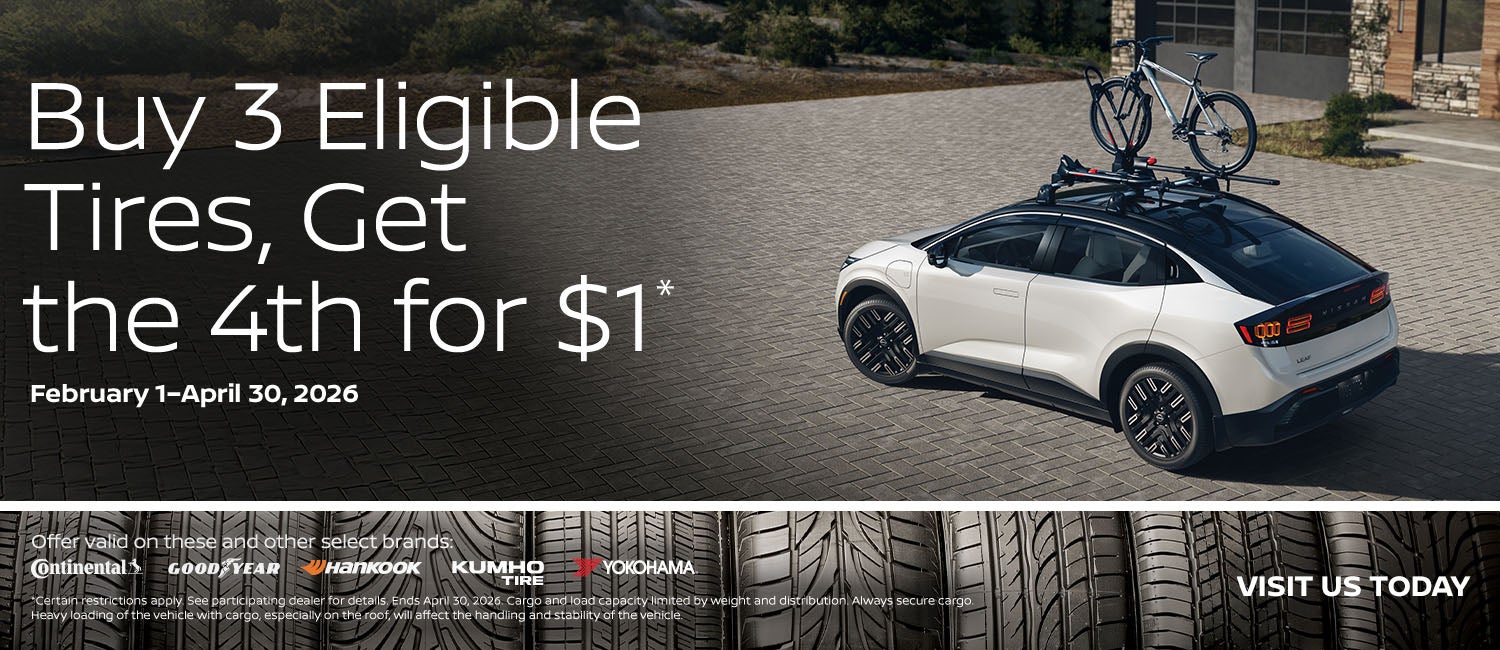 Buy 3 tires, Get the 4th for $1